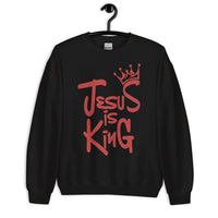 Black Jesus Is King Sweatshirt On Hanger