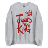 Jesus Is King Sweatshirt In Sport Grey