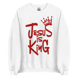 Jesus Is King Sweatshirt In White