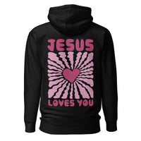 Jesus Loves You Hoodie In Black