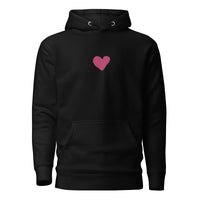 Front View Of A Jesus Loves You Hoodie In Black