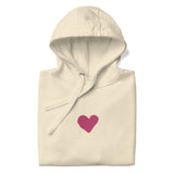 Close Up Of A Jesus Loves You Hoodie In Bone