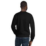 Man Wearing A Black Jesus Is King Sweatshirt, Back View