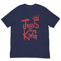 Jesus Is King T-shirt In Navy
