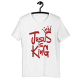 White Jesus Is King T-shirt On Hanger
