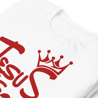 Close Up Of A White Jesus Is King T-shirt