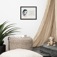 Luke 2:7 Framed Poster