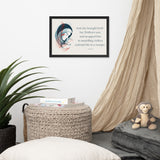 Luke 2:7 Framed Poster