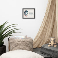 Luke 2:7 Framed Poster