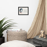 Luke 2:7 Framed Poster