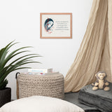Luke 2:7 Framed Poster