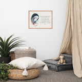 Luke 2:7 Framed Poster