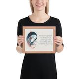 Luke 2:7 Framed Poster