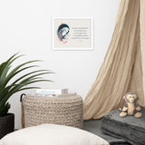 Luke 2:7 Framed Poster