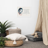 Luke 2:7 Framed Poster