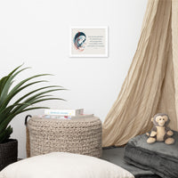 Luke 2:7 Framed Poster