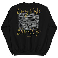 Living Water Eternal Life Sweatshirt  In Black