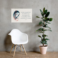 Luke 2:7 Poster