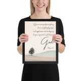 Philippians 4:6 Framed Poster