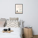 Philippians 4:6 Framed Poster