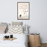 Philippians 4:6 Framed Poster