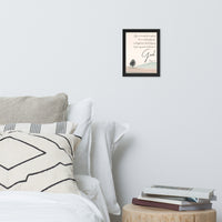 Philippians 4:6 Framed Poster