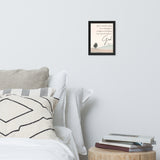 Philippians 4:6 Framed Poster