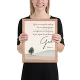 Philippians 4:6 Framed Poster