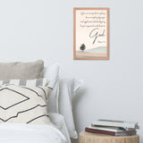 Philippians 4:6 Framed Poster