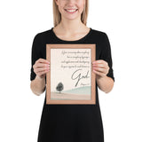 Philippians 4:6 Framed Poster