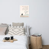 Philippians 4:6 Framed Poster