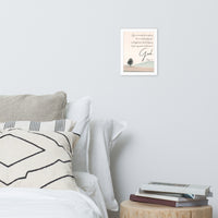 Philippians 4:6 Framed Poster