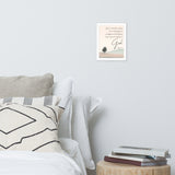 Philippians 4:6 Framed Poster