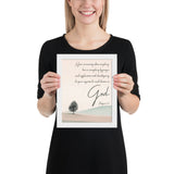 Philippians 4:6 Framed Poster