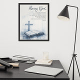 Prayer For Patience Framed Poster