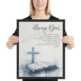 Prayer For Patience Framed Poster