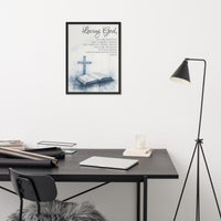 Prayer For Patience Framed Poster
