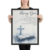 Prayer For Patience Framed Poster