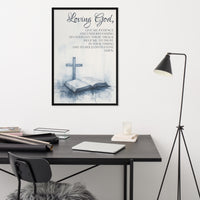 Prayer For Patience Framed Poster