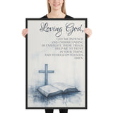 Prayer For Patience Framed Poster