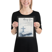 Prayer For Patience Framed Poster