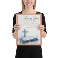 Prayer For Patience Framed Poster