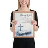 Prayer For Patience Framed Poster