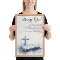 Prayer For Patience Framed Poster