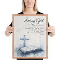 Prayer For Patience Framed Poster