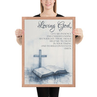 Prayer For Patience Framed Poster