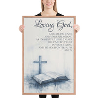 Prayer For Patience Framed Poster