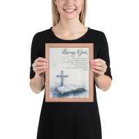 Prayer For Patience Framed Poster
