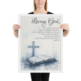 Prayer For Patience Framed Poster