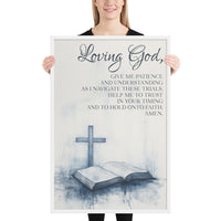 Prayer For Patience Framed Poster
